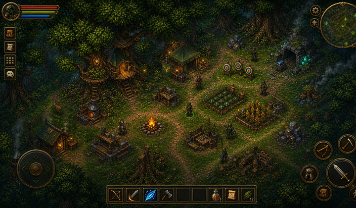 Sherwood hideout building asset