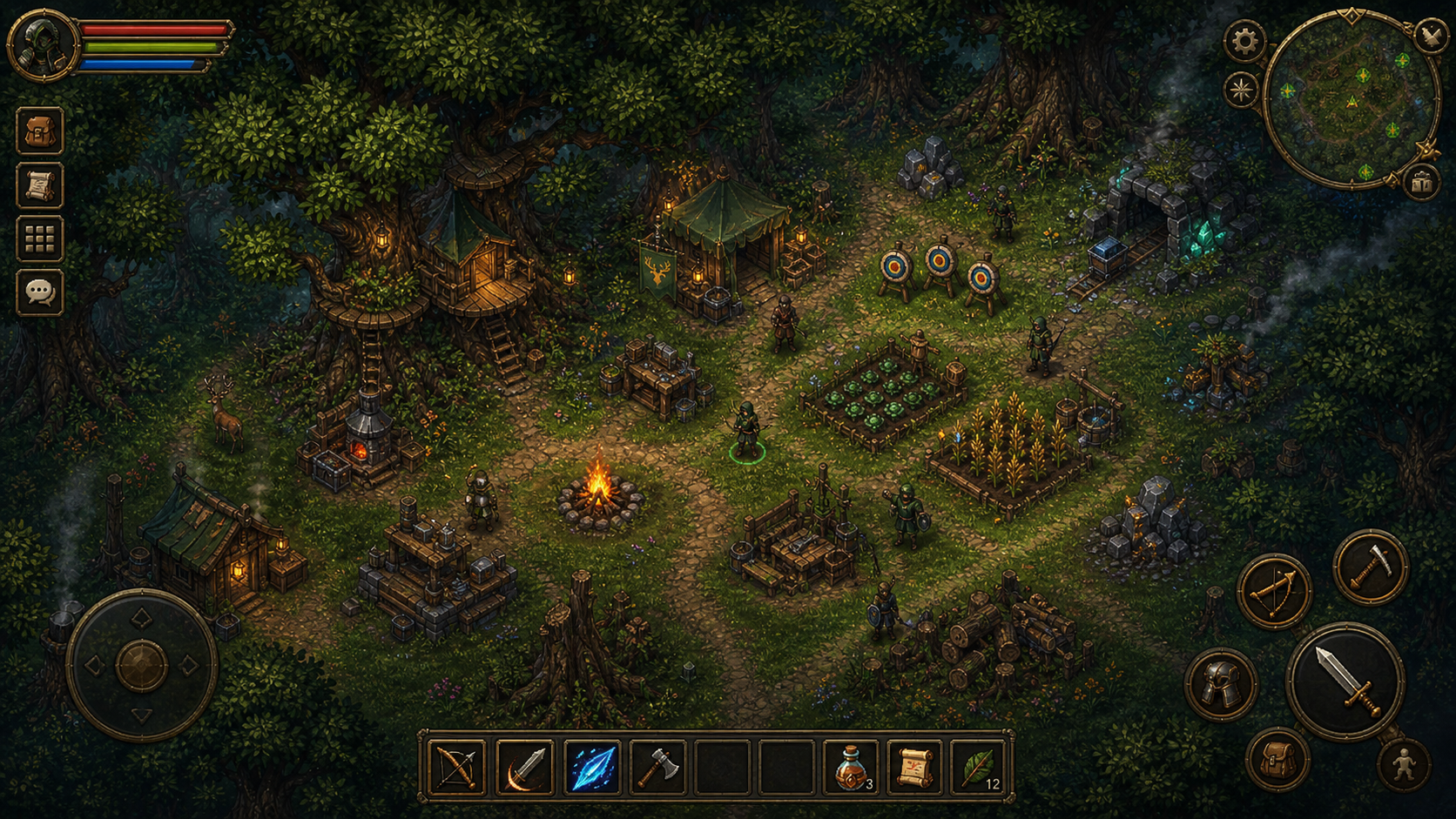 Sherwood forest camp gameplay preview
